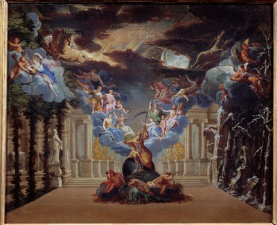 Het paleis van de tijd, decor van de proloog van 