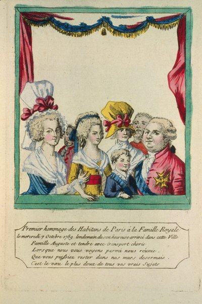 De mensen van Parijs brengen hun eerste eerbetoon aan de Koninklijke Familie, woensdag 7 oktober door French School