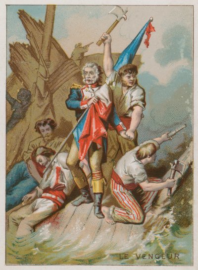 Het schip Avenger of the People door French School