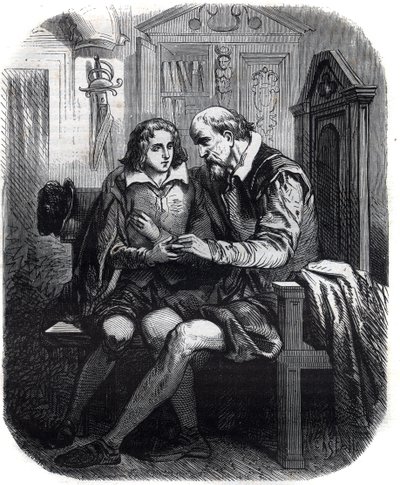 De zonden van paus Pius II (Enea Silvio Piccolomini, Aeneas Sylvius) door French School