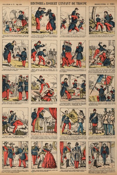 Het verhaal van Robert, het kind van de troep door French School