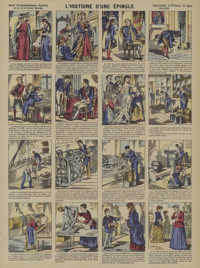 Het verhaal van een veiligheidsspeld door French School