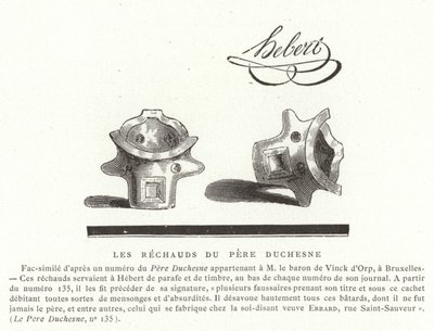 De kachels van Pere Duchesne door French School