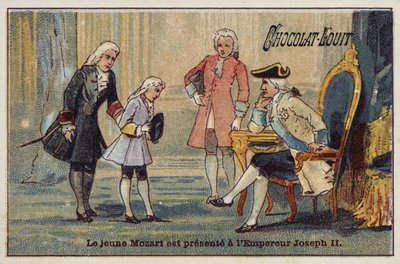 De jonge Mozart wordt voorgesteld aan keizer Jozef II door French School