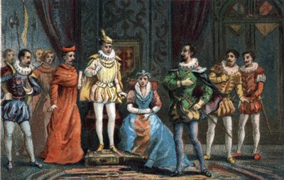 De jonge prins François II, die koning van Frankrijk werd (1544-1560), verklaarde aan de afgevaardigden van het parlement dat hij de hertog van Guise als regent koos door French School