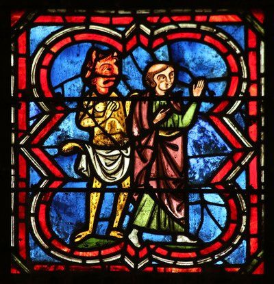 Theophilus betreurt zijn daden - de demon is bezorgd over wat hij hierna zal doen door French School