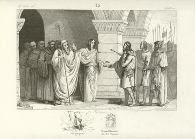 Theuderik III, koning van de Franken door French School