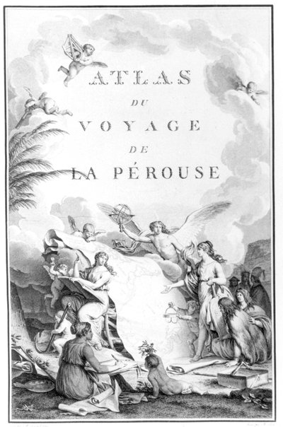 Titelpagina van Atlas du Voyage de La Perouse door French School