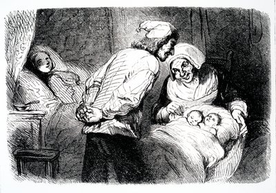 Titelpagina van Kleine Fadette door George Sands, 1852 door French School