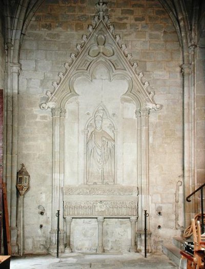 Graf van Bisschop Radulphe in de Radulphe Kapel door French School