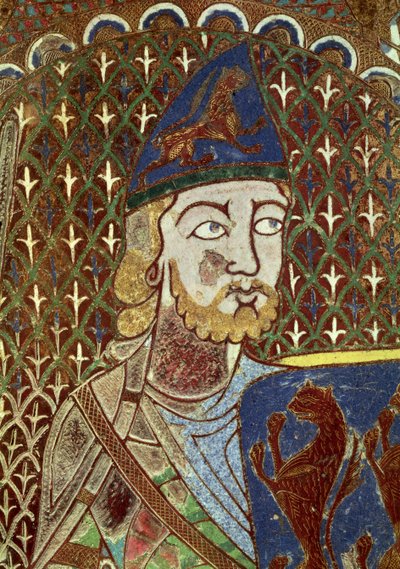 Grafplaat van Geoffrey Plantagenet door French School