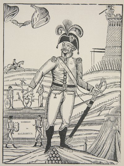 Tombe de Malborouk, c.1722 door French School