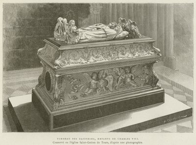Graf van de dolfijnen, kinderen van Karel VIII door French School