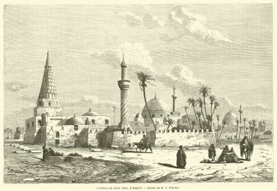 Graf van sjeik Omar, in Bagdad door French School