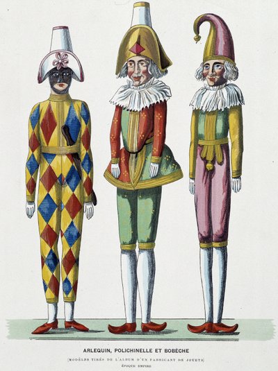 Speelgoed van het Eerste Keizerrijk: Harlekijn, Bobèche door French School