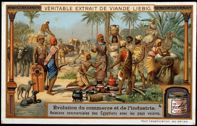 Handel en Industrie Ontwikkeling: Egyptische Handelsbetrekkingen met Naburige Landen door French School