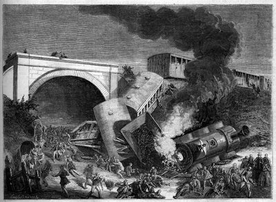 Treinongeluk op de Northern Railway van Londen, Engeland, 3 september door French School