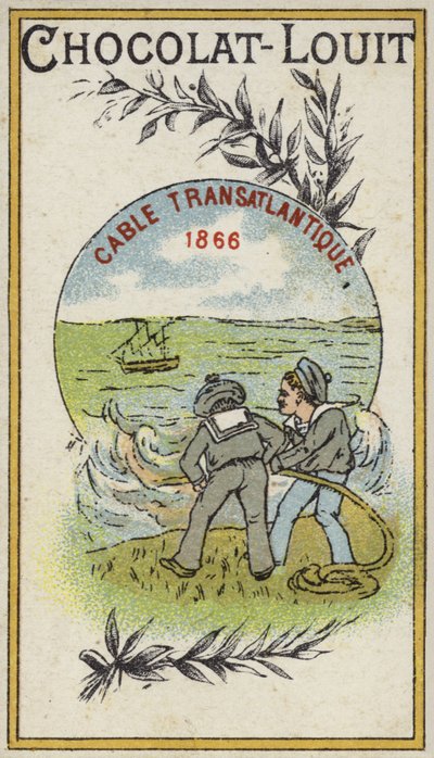 Trans-Atlantische telegraafkabel, 1866 door French School