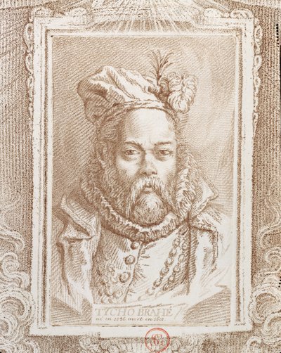 Tycho Brahe (1546-1601), illustratie uit Histoire des Mathématiciens door Alexandre Saverien (1720-1805), gepubliceerd in Parijs, 1766 door French School