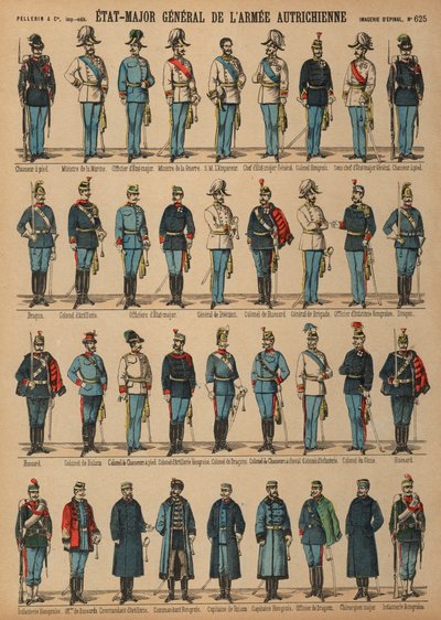 Uniformen van het Oostenrijks-Hongaarse leger door French School