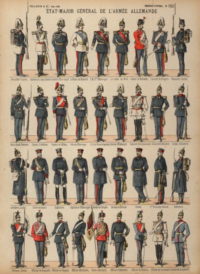 Uniformen van het Duitse leger door French School