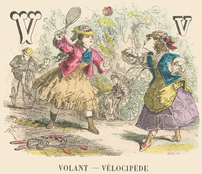 Stuurwiel — Velocipede door French School