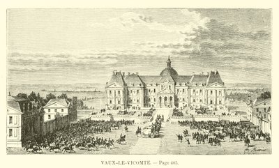 Vaux-le-Vicomte door French School