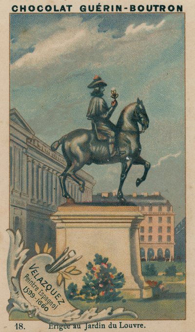 Velázquez, Spaanse Schilder, 1599-1660, Opgericht in de Jardin du Louvre door French School