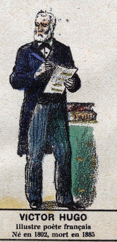 Victor Hugo (1802-1885), Franse schrijver. In 