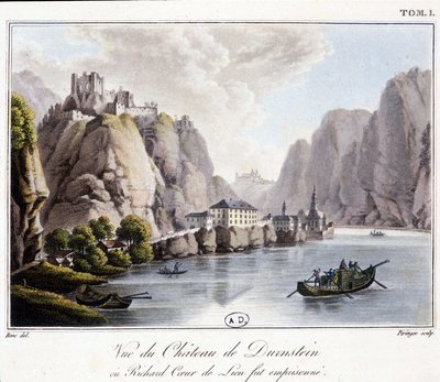 Zicht op kasteel Durnstein (waar Richard Leeuwenhart gevangen zat) - in 