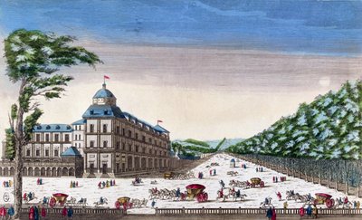 Uitzicht op Schloss Esterhazy, Eisenstadt, Oostenrijk door French School