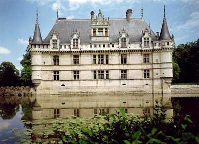 Uitzicht op het Chateau d