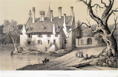 Uitzicht op het Château de la Bellière (Côtes-d