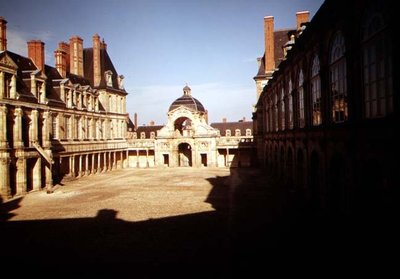 Uitzicht op de Cour de l