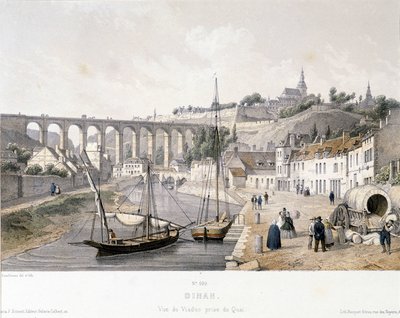 Uitzicht op het viaduct van Dinan (Côtes-d