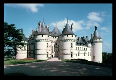 Uitzicht op het kasteel door French School