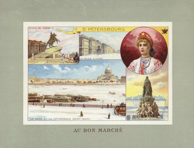 Uitzichten van Sint-Petersburg door French School