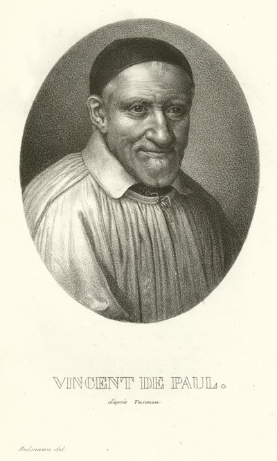 Vincent de Paul door French School