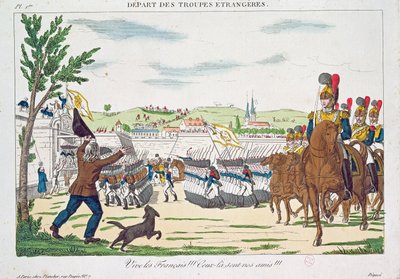 Leve de Fransen!, Vertrek van Buitenlandse Troepen, 1818 door French School