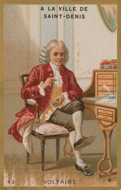 Voltaire, Franse Verlichtingsschrijver en filosoof door French School