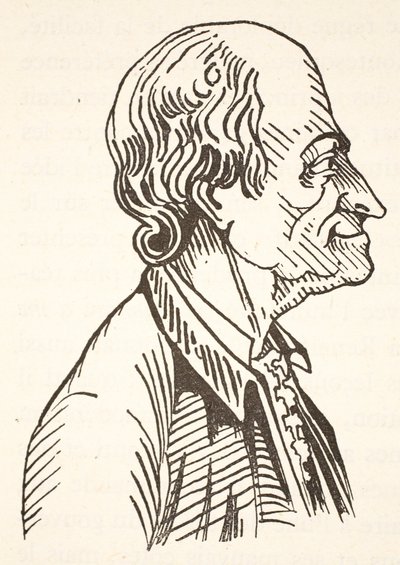 Voltaire, kopie door Boris Mestchersky (d.1957), illustratie uit Histoire de la Nation Francaise, Sciences, Volumes I & II, door Gabriel Hanotaux (1853-1944), 1924 door French School