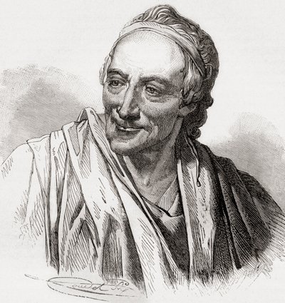 Voltaire, uit Histoire de France, gepubliceerd ca. 1880 door French School