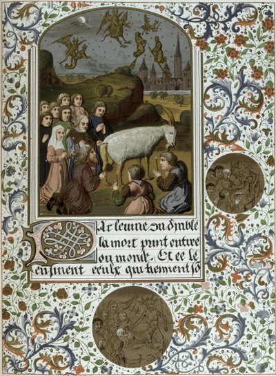 Waldensische sabbat, facsimile kopie van een manuscript, Parijs, 19e eeuw door French School