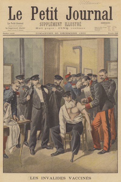 Oorlogsveteranen krijgen pokkenvaccinaties door French School
