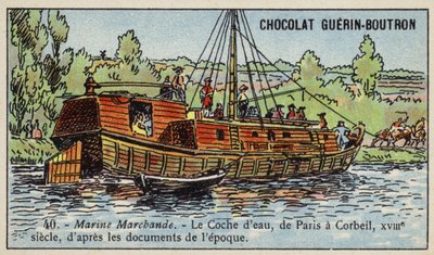 Waterkoets van Parijs naar Corbeil door French School
