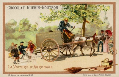 Waterwagen door French School