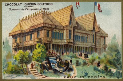 Wateren en bossen door French School