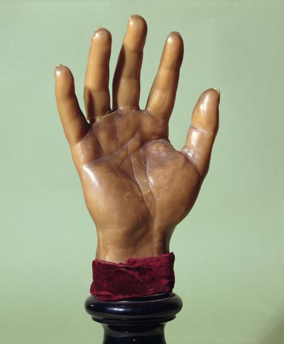 Wasafdruk van de hand van Jean-Baptiste Troppmann (1848-1970) 1869 door French School