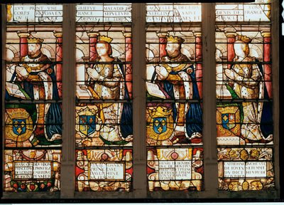 Raam met Francois de Bourbon (1539-92) Prins Dauphin, Rene d
