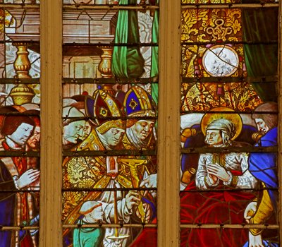 Ramen met Sint Lodewijk: wonderbaarlijk hersteld van ziekte en belooft naar het Heilige Land te gaan door French School